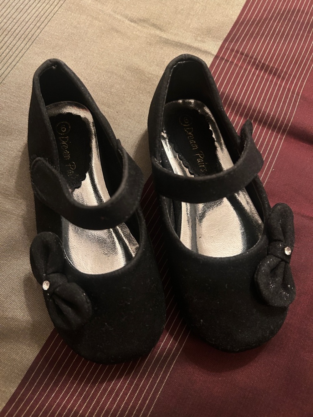 Dream Pairs Black Mary Jane Bow Dress Shoes for Kids